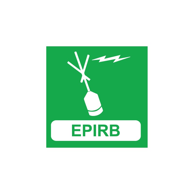 Sticker repérage de balise EPIRB