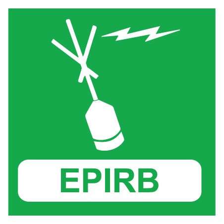 Sticker repérage de balise EPIRB