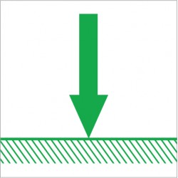 Lifting strap marker sticker