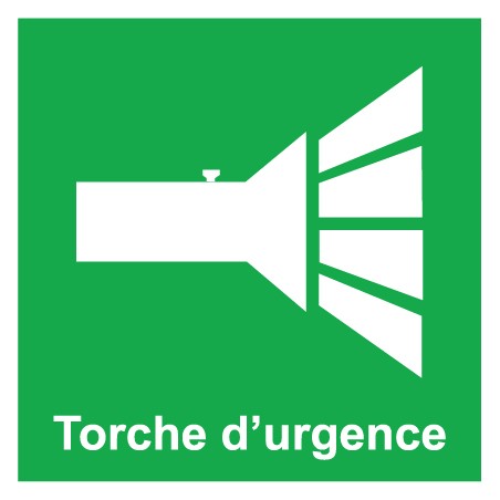 Sticker repérage torche en Français