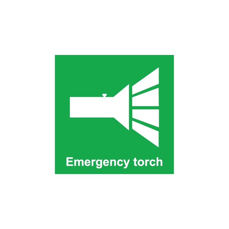 Sticker repérage torche en Anglais