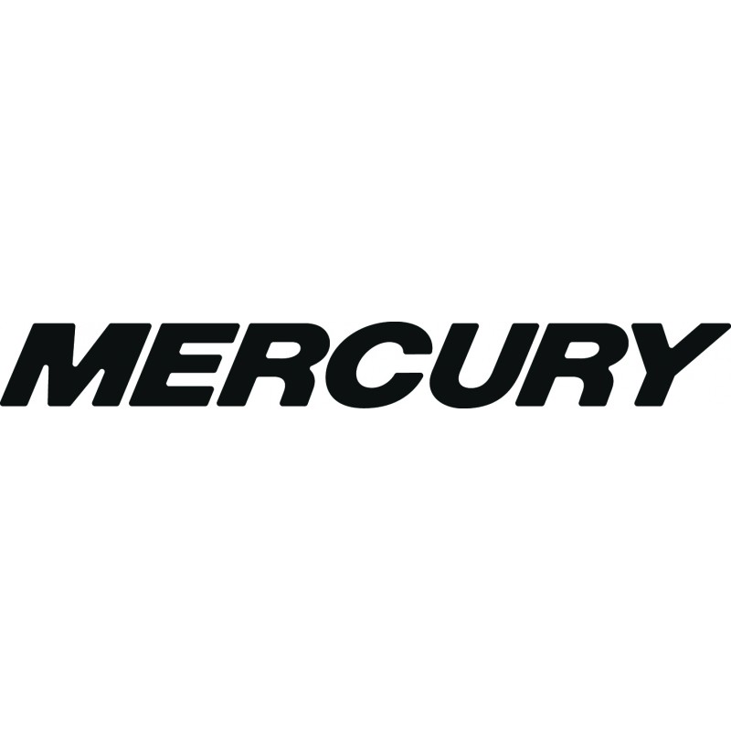 Autocolante com logotipo MERCURY com ou sem relevo para o seu motor