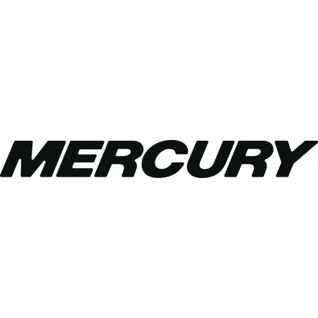 Adesivo logo MERCURY con o senza rilievo per il tuo motore