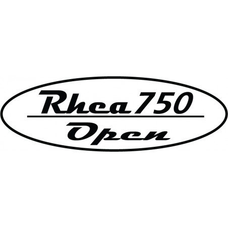 Sticker Logo Rhea 750 Open