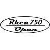 Sticker Logo Rhea 750 Open