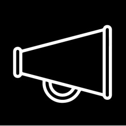 Etiqueta engomada del marcador de la bocina de niebla