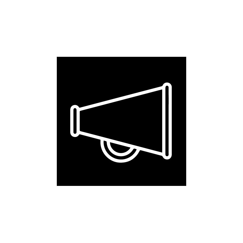 Fog horn tracking sticker