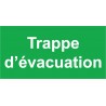 repérage trappe évacuation
