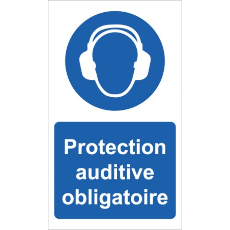 Sticker protection auditive obligatoire