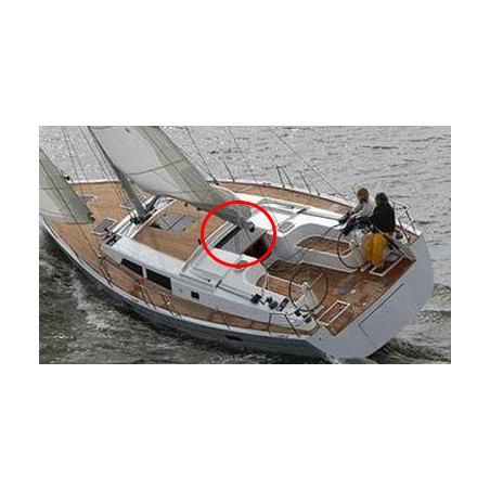 Hanse 470 descent panel