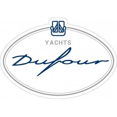 Dufour oval logo sticker