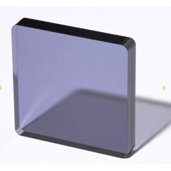 Muestra de plexiglás PMMA fundido