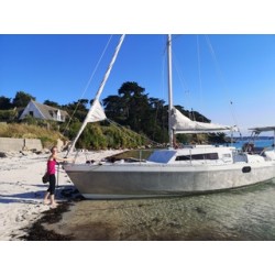 Ojo de buey en el techo para excursionistas costeros