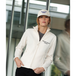 Veste micropolaire femme avec broderie