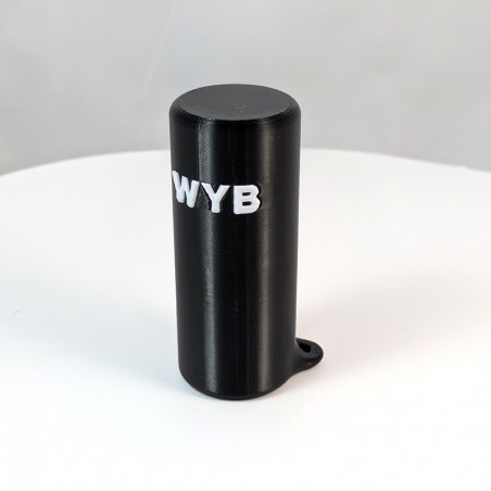 Porte-clé flotteur cylindre avec nom