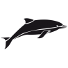 Sticker Dauphin Adhésif pour Bateau