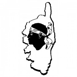 Sticker Corse avec tête de Maure