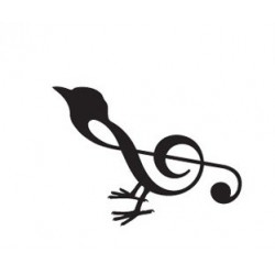 Sticker oiseau clés Adhésif pour Bateau