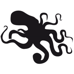 Sticker pieuvre Adhésif pour Bateau
