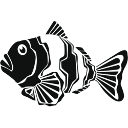 Sticker Poisson Adhésif pour Bateau