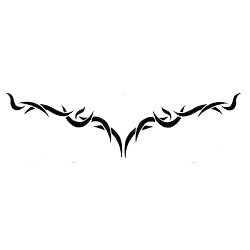 Sticker frise tribal