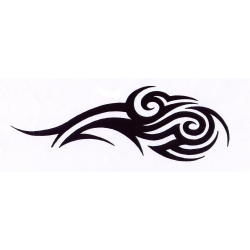 Sticker forme tribal Adhésif pour Bateau