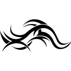 Sticker forme tribal Adhésif pour Bateau