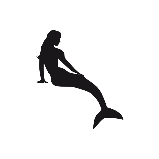 Vinilo adhesivo barco sirena