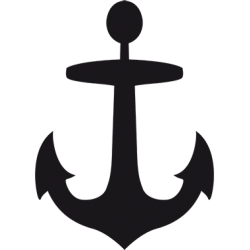 Sticker ancre adhésif pour bateau