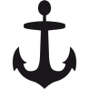 Sticker ancre adhésif pour bateau