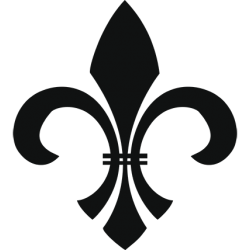 Sticker Fleur de lys adhésif pour bateau