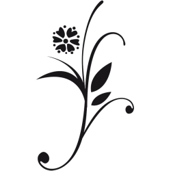 Sticker Fleur adhésif pour bateau