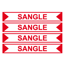 Sticker repérage sangle de grutage