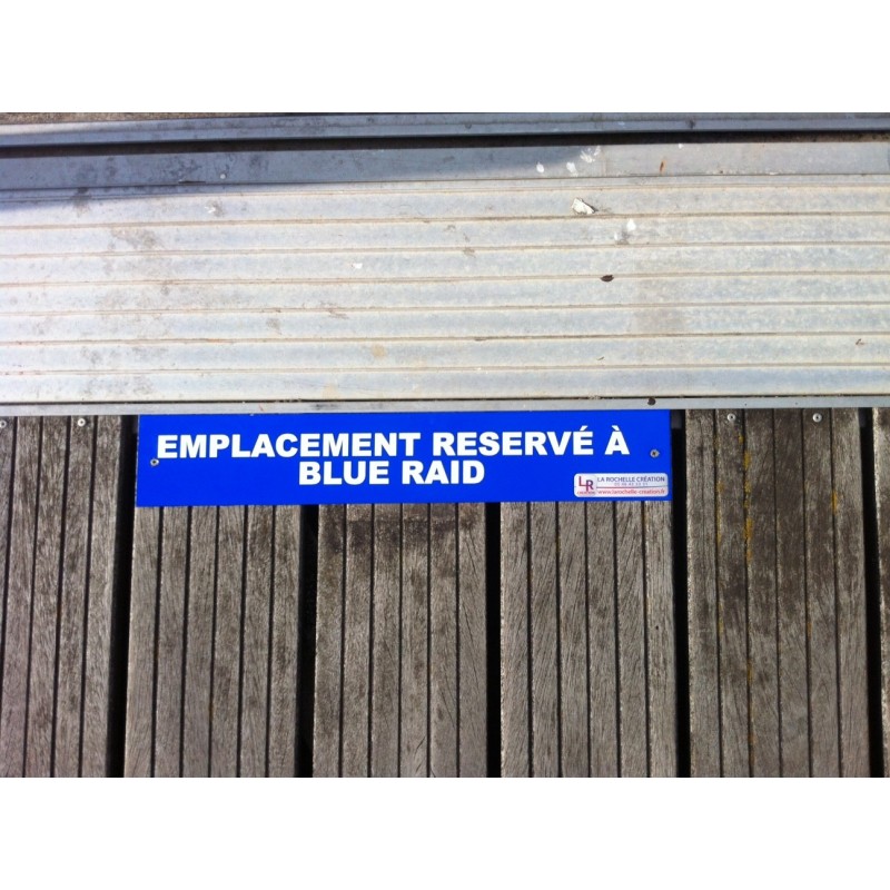 Nom de bateau sur le ponton