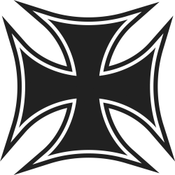Sticker Croix de Malte 2